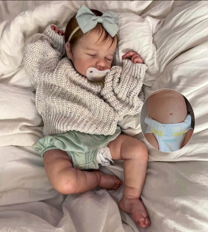 Full Silicone Baby Doll-20 in Reborn Baby Dolls Silicone Full Body, Realistic Babys Doll, Anatomically Correct Girl, Real Life Reborn Dolls with Accessories